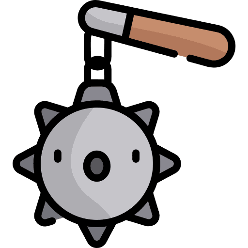 Morning star weapons fighting game gaming icon