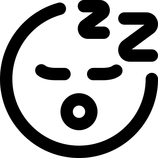 Sleeping sleeping smileys emoticon icon