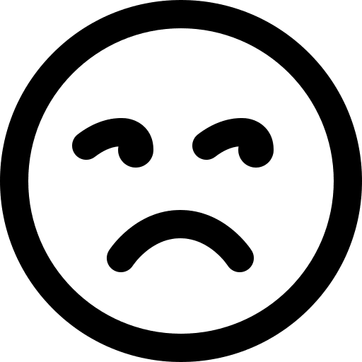 Unamused unamused feelings emojis icon