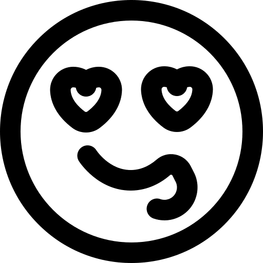 In love smileys feelings emoticon icon In love smileys feelings emoticon icon