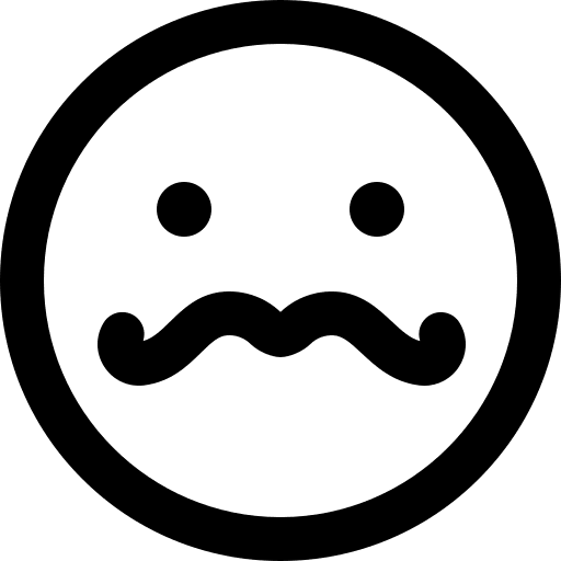 Moustache emojis moustache emoticon icon Moustache emojis moustache emoticon icon