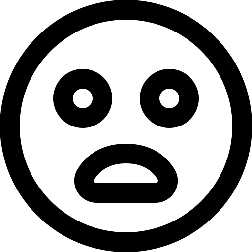 Cowardly smileys emojis feelings icon Cowardly smileys emojis feelings icon