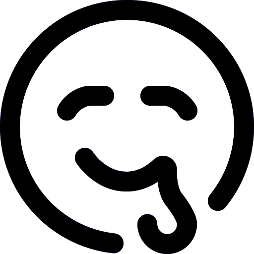 Drooling emoticon feelings smileys icon Drooling emoticon feelings smileys icon