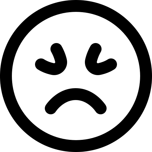Sad emoticon smileys emojis icon Sad emoticon smileys emojis icon