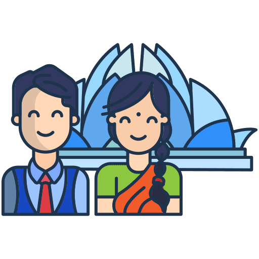 Couple husband couple indian icon