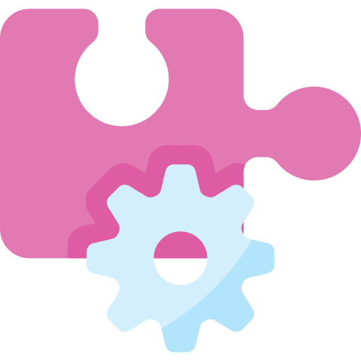 Extension addon gear web plugin icon