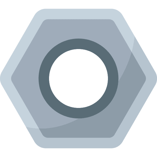 Nut screw tools bolt icon