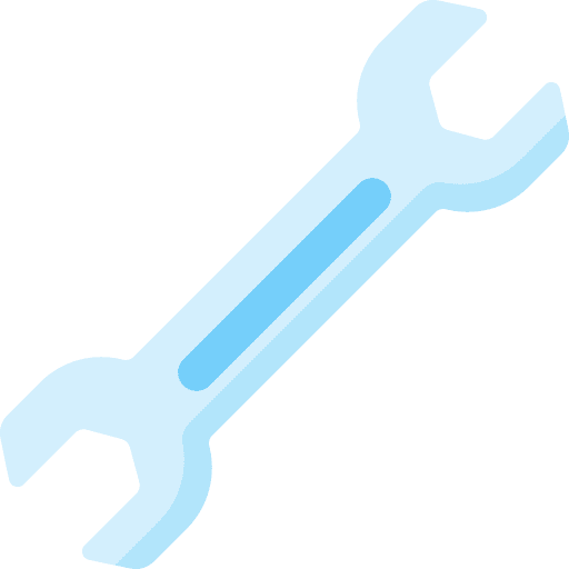 Wrench garage wrench construction and tools icon