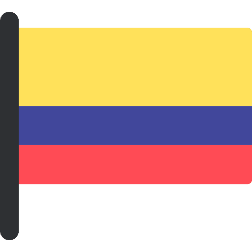 Colombia nation world flag icon