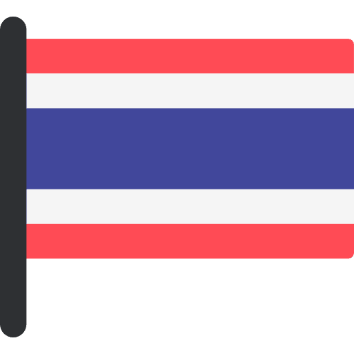 Thailand country nation flags icon
