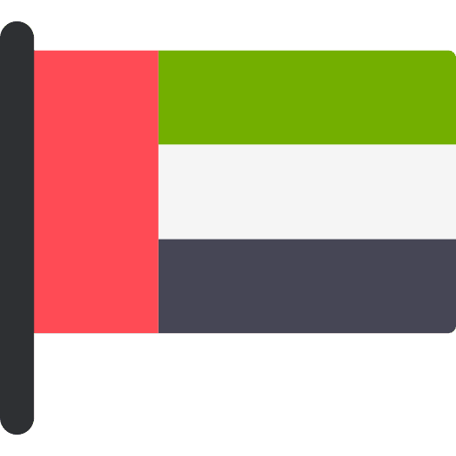 United arab emirates country flags flag icon