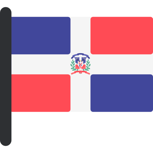 Dominican republic country nation flag icon