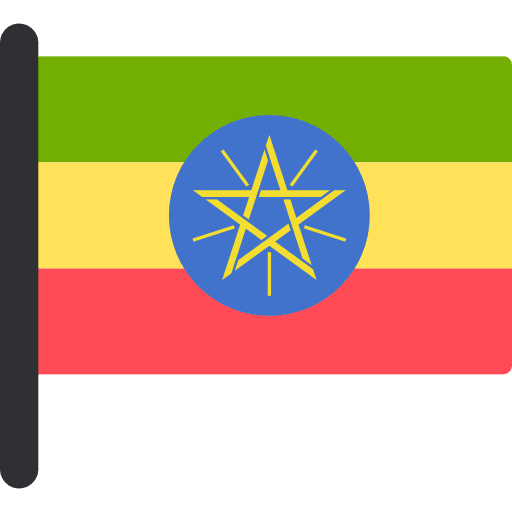 Ethiopia flag country nation icon