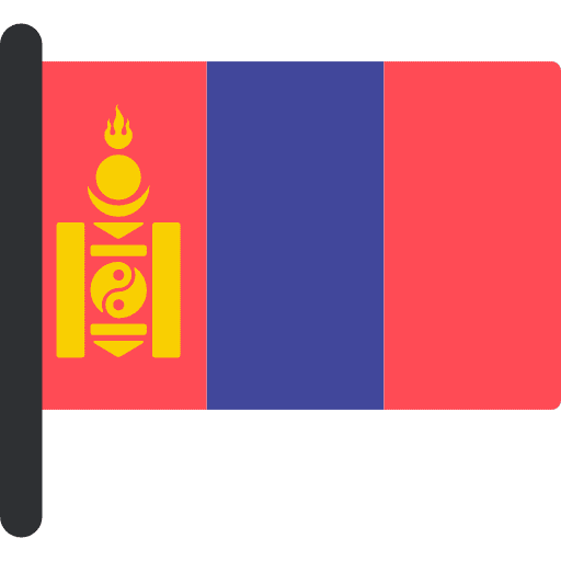 Mongolia flag nation flags icon