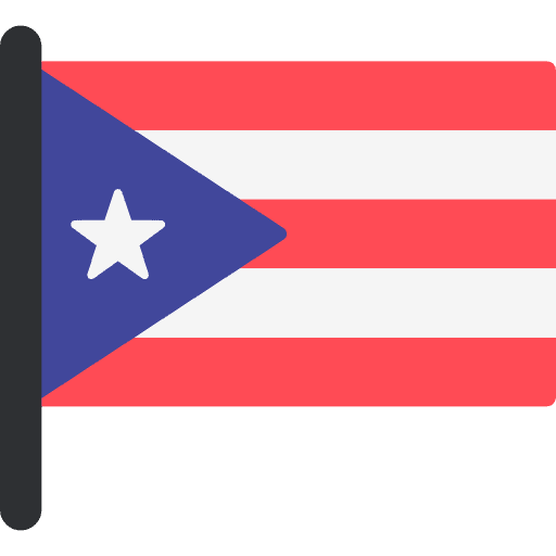 Puerto rico country flags world icon