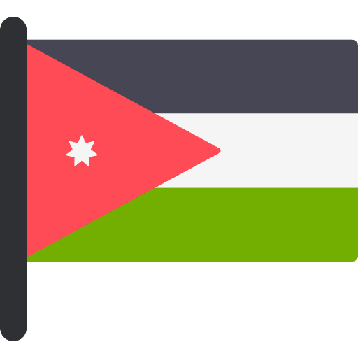 Jordan flags world flag icon