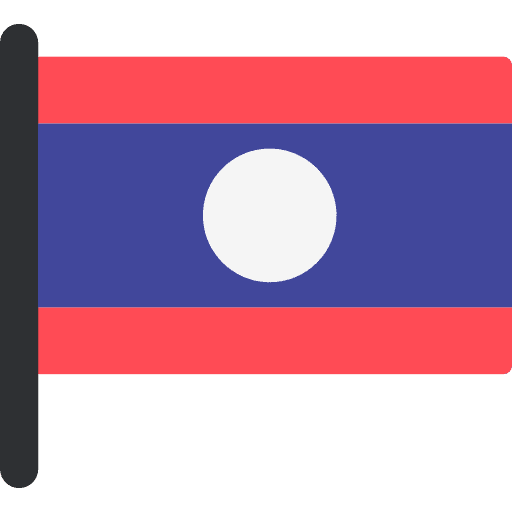 Laos flag nation laos icon