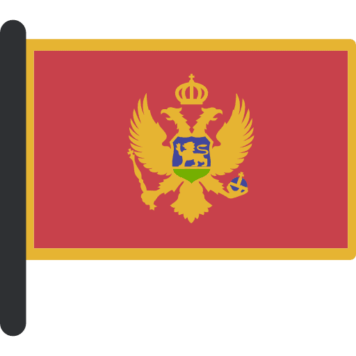 Montenegro flag country montenegro icon