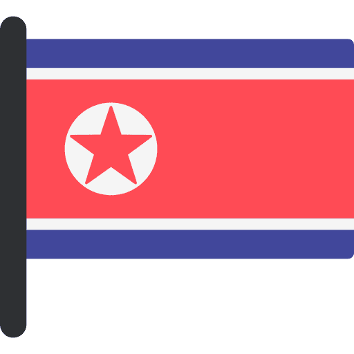 North korea flag world north korea icon