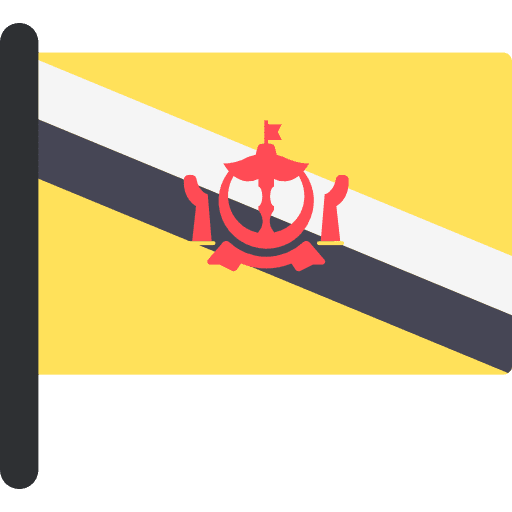 Brunei world brunei flag icon