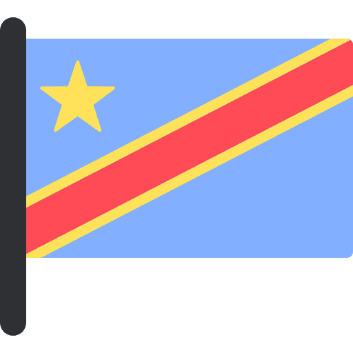 Democratic republic of congo world flag country icon