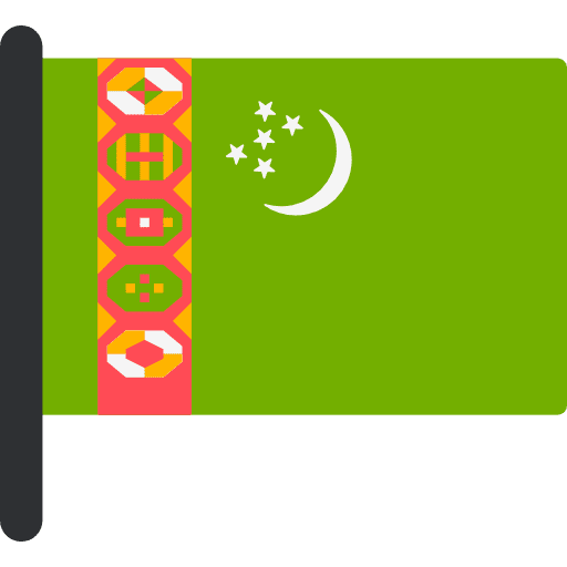 Turkmenistan turkmenistan nation flag icon