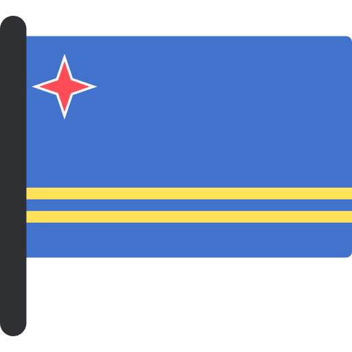 Aruba nation flags country icon