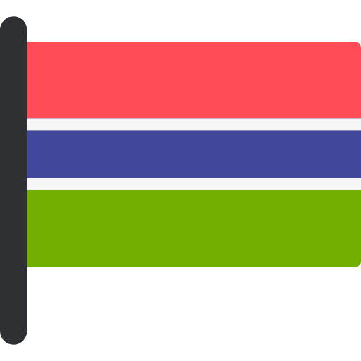 Gambia country gambia flag icon
