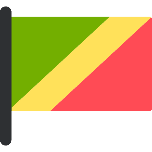 Republic of the congo flags republic of the congo world icon