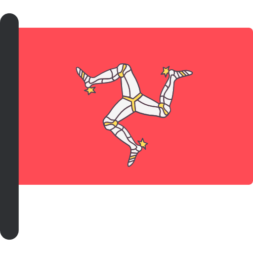 Isle of man nation flag country icon