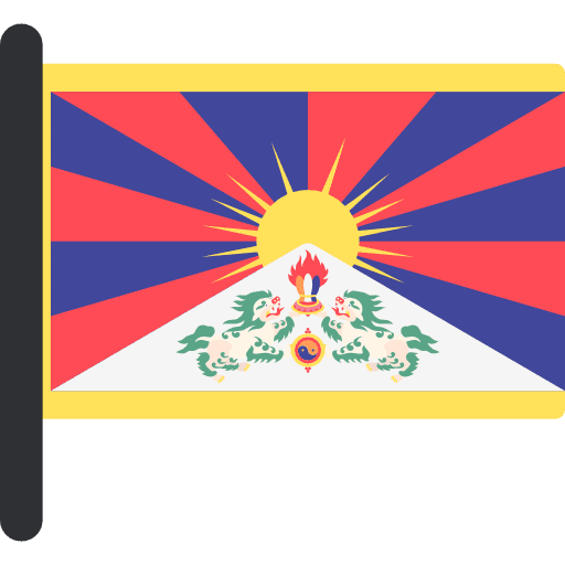 Tibet country tibet flags icon