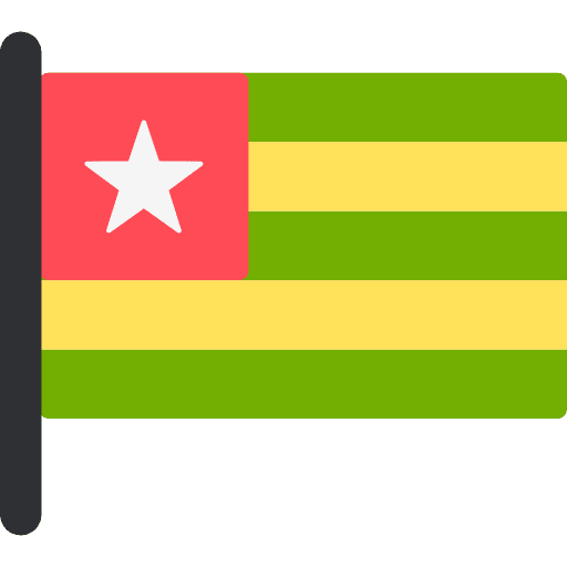 Togo flag flags world icon