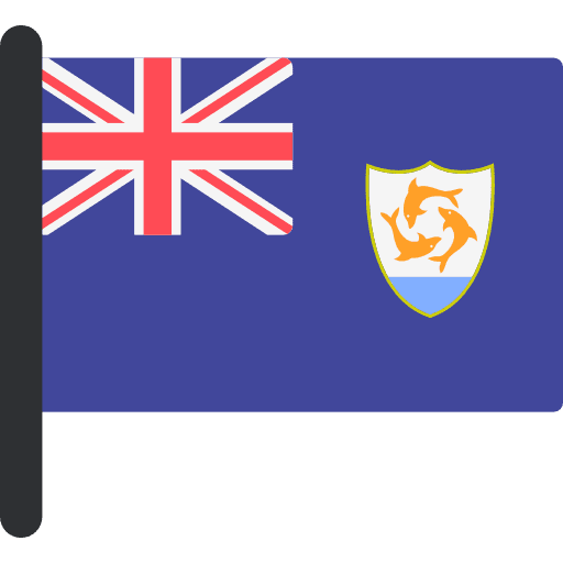 Anguilla anguilla nation flag icon