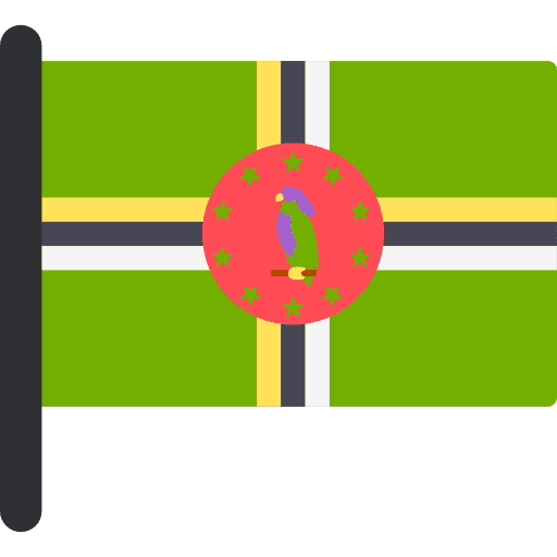 Dominica dominica world flag icon