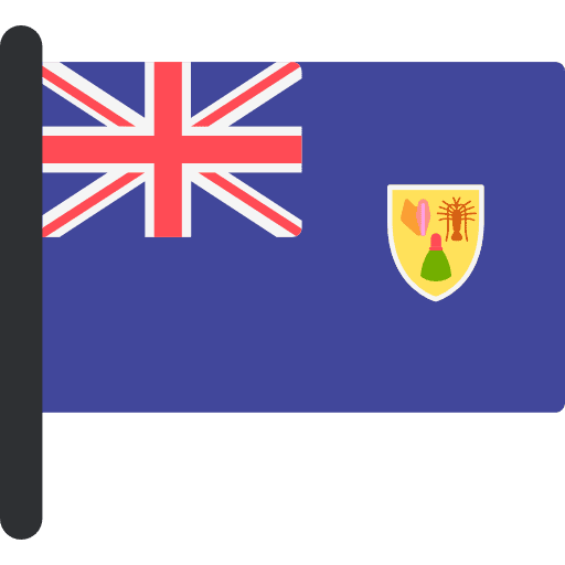 Turks and caicos nation country flags icon