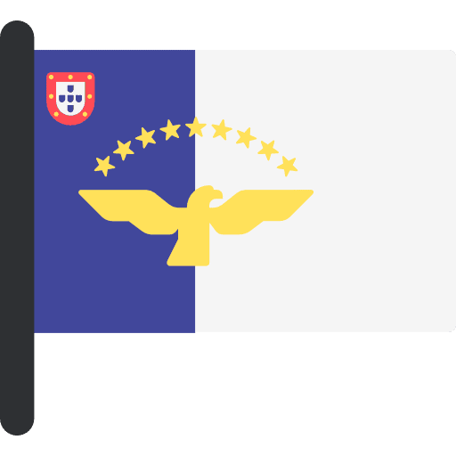 Azores islands country flag world icon