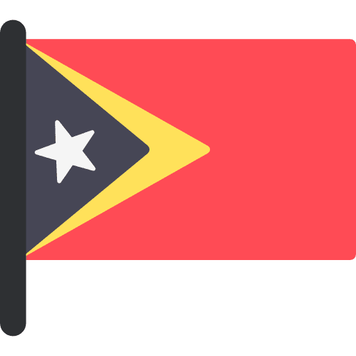 East timor flags world nation icon