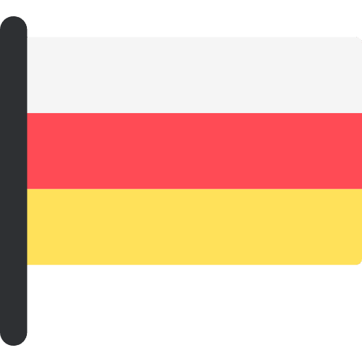 Ossetia nation flag world icon