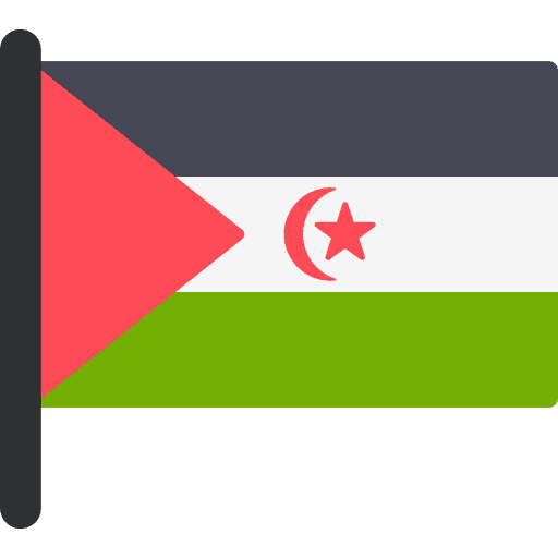 Sahrawi arab democratic republic nation country flag icon