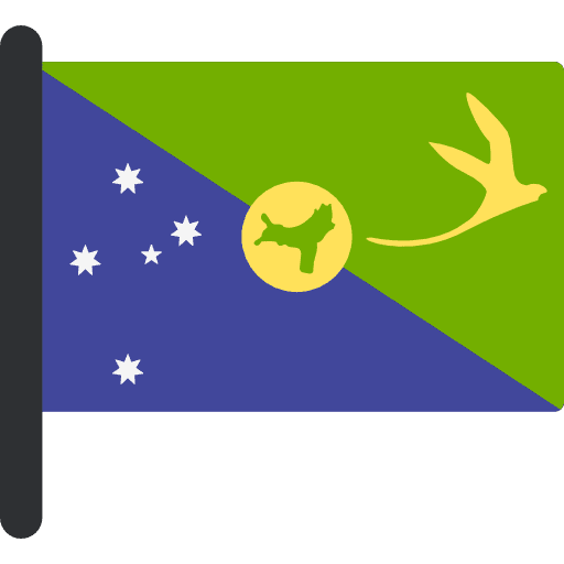 Christmas island nation flag christmas island icon
