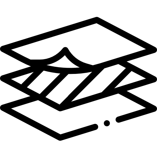 Layers graphic tool shapes and symbols clothes icon