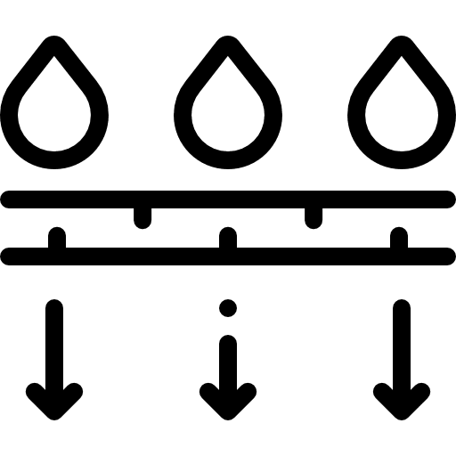 Water proof washing arrows laundry icon