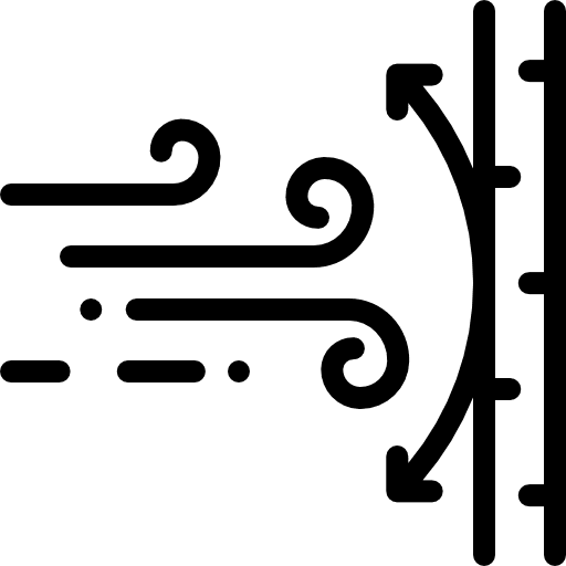 Wind proof shapes arrow fashion icon