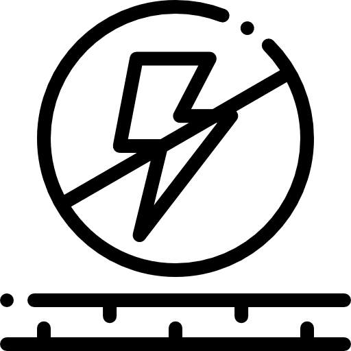 Antistatic fashion miscellaneous thunderbolt icon