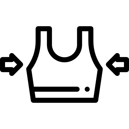 Fit reduce arrows t shirt icon