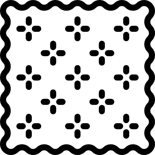 Textile knitted cultures decoration icon