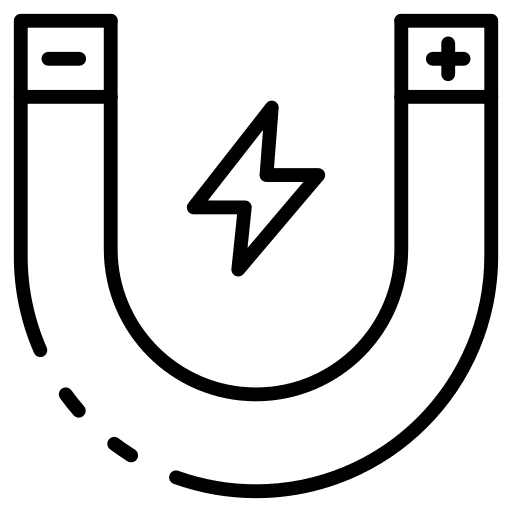 Magnet attraction physics miscellaneous icon