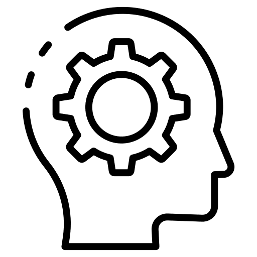 Mind miscellaneous rational thinking icon