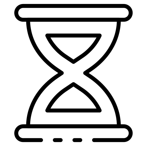 Sand clock waiting sand clock time and date icon