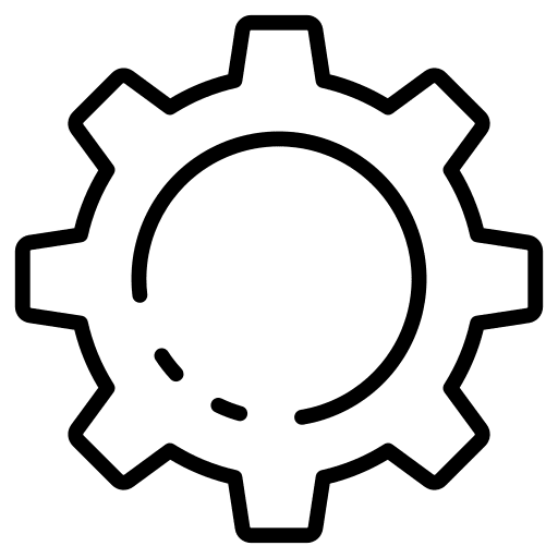 Setting ui cogwheel gear icon